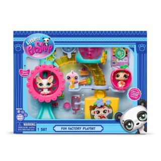 Littlest Pet Shop Zestaw Fabryka zabawy 2 figurki TM Toys