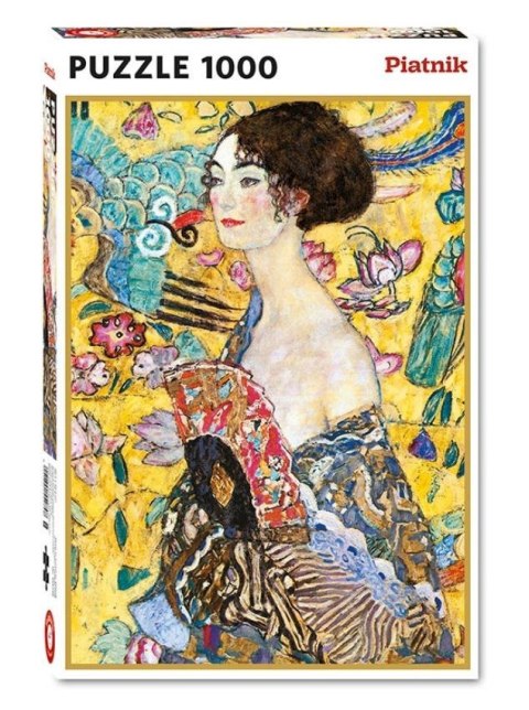 Puzzle - 1000 Klimt, Dama z Wachlarzem PIATNIK Piatnik