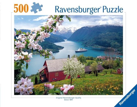 Puzzle 2D 500 Skandynawska idylla Ravensburger