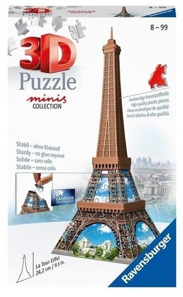 Puzzle 3D 54 Mini budynki: Wieża Eiffel Ravensburger