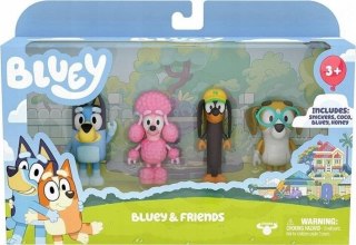 Bluey Figurki Przyjaciele 4 szt. TM Toys