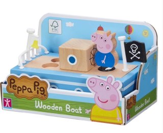 Peppa Pig - Drewniana łódka z figurką TM Toys