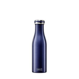 Butelka termiczna, stalowa, 0,5 l, niebieska metaliczna Lurch