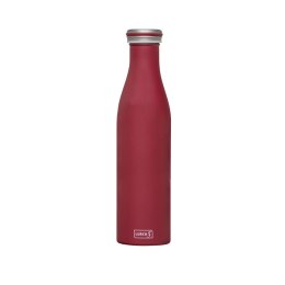 Butelka termiczna, stalowa, 0,75 l, burgund matowy Lurch