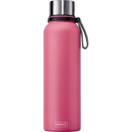 Butelka termiczna, stalowa, 0,75 l, śred. 8 x 27 cm, różowa Lurch