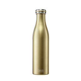 Butelka termiczna, stalowa, 0,75 l, złota metaliczna Lurch