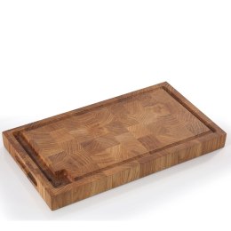 Blok do krojenia typu end grain, drewno dębowe, 45 x 25 x 4 cm Zassenhaus
