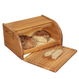 Chlebak z deską do krojenia, drewno dębowe, 40 x 30 x 20 cm Zassenhaus