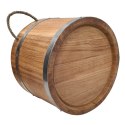 Wiaderko drewniane dębowe do sauny 10l
