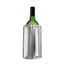 Cooler do wina, na butelki 0,7 l - 1,0 l, srebrny Cilio
