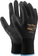 Rękawice robocze / Czarne / OX-POLIUR_BB - 10 Par (7 - S) OGRIFOX