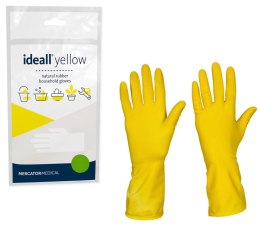 Rękawice Gospodarcze Lateksowe / Żółte / Ideall Yellow (L 8-9) MERCATOR