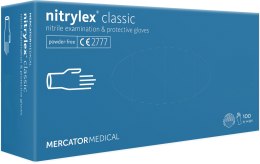 Rękawice Nitrylowe 100 szt. Nitrylex Classic Violet (S 6-7) MERCATOR