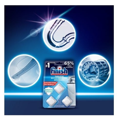 FINISH Tabletki do czyszczenia zmywarki, 3 szt. FINISH