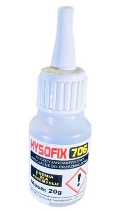 Klej Cyjanoakrylowy HYSOFIX 706 - 20g PAKO