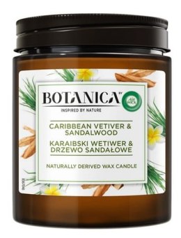 Botanica by Air Wick Karaibski Wetiwer & Drzewo Sandałowe/Caribbean Vetiver & Sandalwood 205g Świeczka AIR WICK