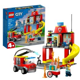60375 - LEGO City - Remiza strażacka i wóz strażacki LEGO