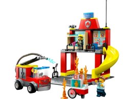 60375 - LEGO City - Remiza strażacka i wóz strażacki LEGO
