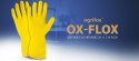 Rękawice ochronne gumowe flokowane / Żółte / OX-FLOX - 100 Par (10 - XL) OGRIFOX