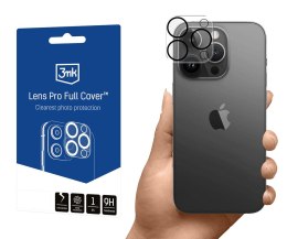Szkło Hartowane 3mk Lens Pro Full Cover Apple iPhone 15 Pro/15 Pro Max 3mk
