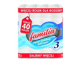 Papier toaletowy 40R FAMILIA 3W - 40 Rolek Familia