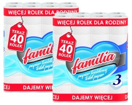 Papier toaletowy 40R FAMILIA 3W - 80 Rolek Familia