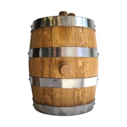 Beczka drewniana dębowa 3l wypalana na bimber, whisky lub wino + grawer