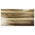 Stolik kawowy, loftowy, drewno naturalne, lity orzech włoski, 100 cm x 50 cm, wysokość 50 cm, Narni