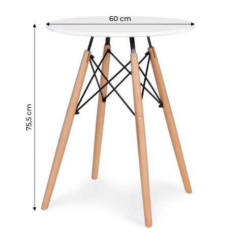 Stół stolik nowoczesny do jadalni salonu kuchni 60cm