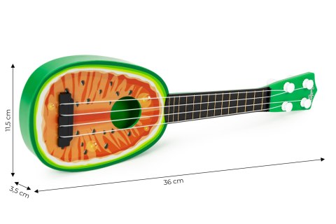 Ukulele gitara dla dzieci cztery struny arbuz