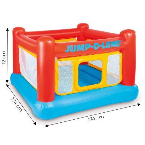 Trampolina dmuchana Zamek 174 x 174 x 122 cm INTEX