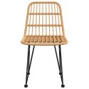 VidaXL Krzesła ogrodowe, 2 szt., 48x62x84 cm, rattan PE