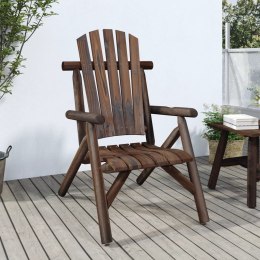 VidaXL Krzesło ogrodowe, 68x86x103 cm, drewno świerkowe