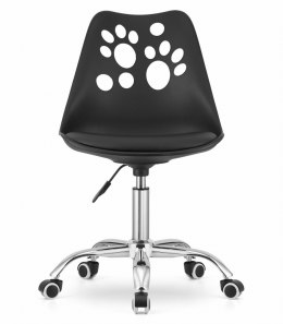 Krzesło obrotowe PRINT - czarne
