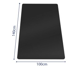 Mata PVC 140x100cm - czarna