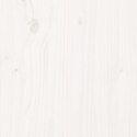 VidaXL Skrzynia ogrodowa, biała, 121x55x64 cm, lite drewno sosnowe