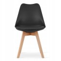 Zestaw stół prostokątny 120x80 craft + 4 krzesła MARK czarne