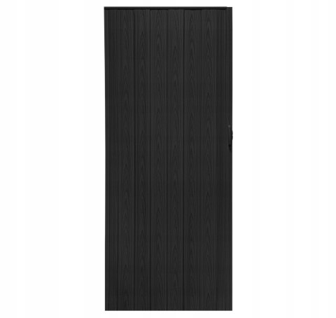 Drzwi harmonijkowe 004 08 czarny dąb 100 cm