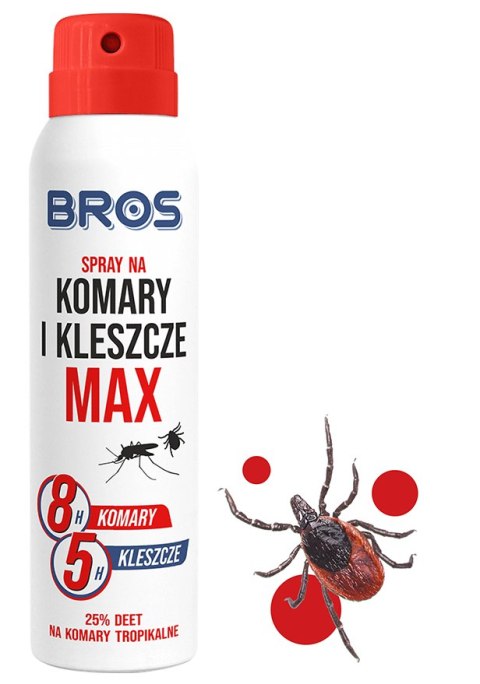 BROS - spray na komary i kleszcze MAX 90ml - 2 szt. BROS