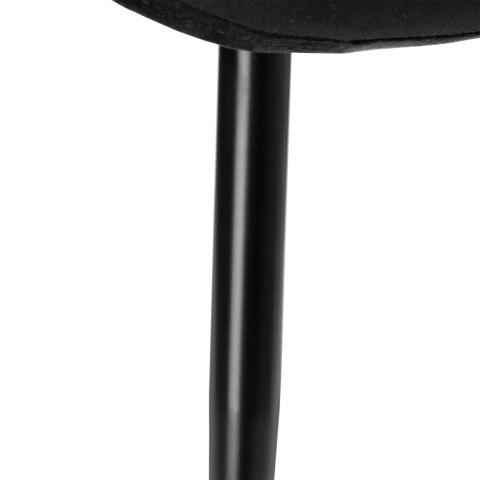 Krzesło ELIOT VELVET tapicerowane czarny aksamit