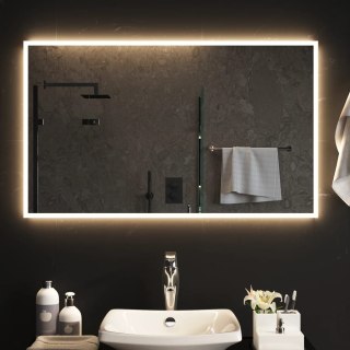 VidaXL Lustro łazienkowe z LED, 100x60 cm