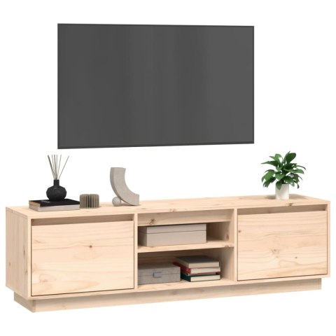 VidaXL Szafka pod telewizor, 140x35x40 cm, lite drewno sosnowe