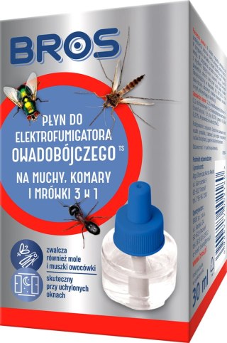 BROS - płyn do elektro na muchy, komary i mrówki 20 dni x 24 h BROS