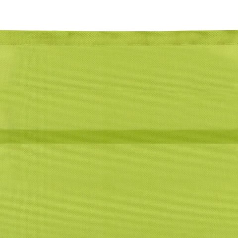 VidaXL Leżak z tworzywa textilene i aluminium, zielony