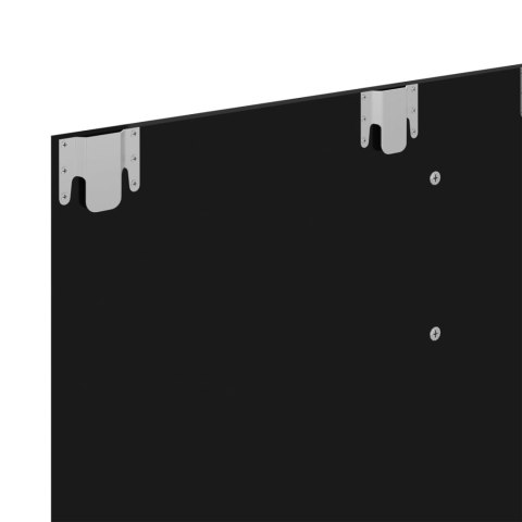VidaXL Wisząca szafka pod TV, czarna, wysoki połysk, 120x23,5x90 cm