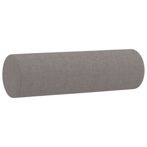 VidaXL 2-osobowa sofa z poduszkami, taupe, 140 cm, tkanina