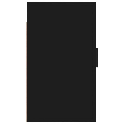VidaXL Wisząca szafka telewizyjna, czarna, 40x34,5x60 cm