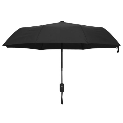 VidaXL Parasolka automatyczna, czarna, 95 cm