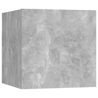 VidaXL Wisząca szafka telewizyjna, szarość betonu, 30,5x30x30 cm