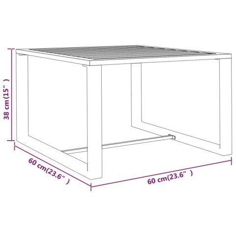 VidaXL 10-cz. zestaw mebli ogrodowych, poduszki, aluminium, antracyt